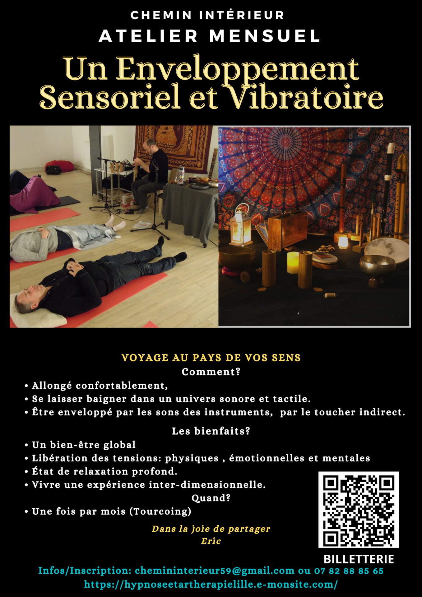 Flyer atelier enveloppement jeudi